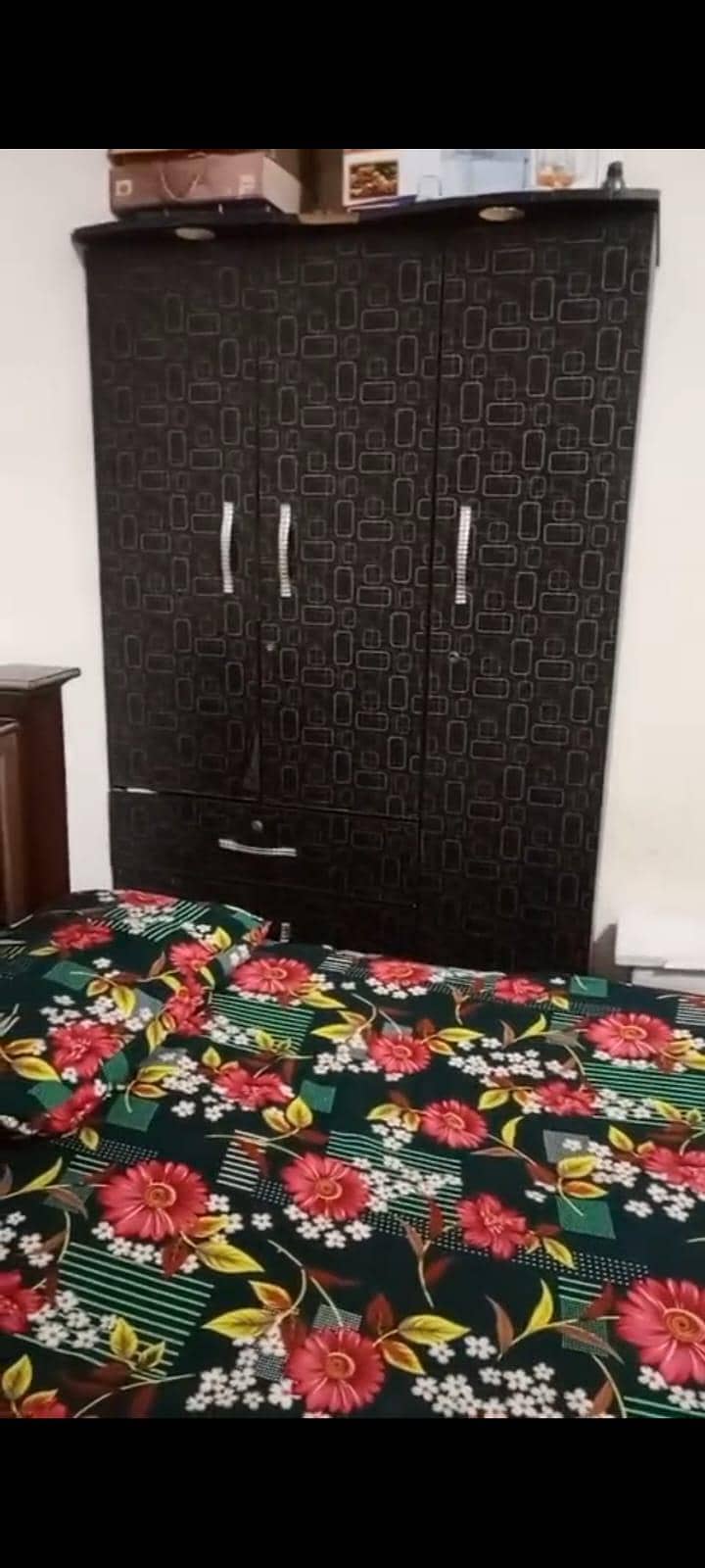 used bed, table , cupboard 0