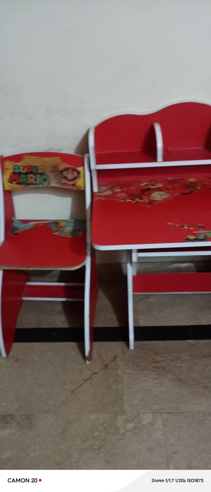 used bed, table , cupboard 1