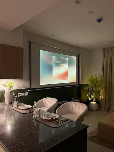 EUROPEAN STYLE 1 BEDROOM WITH POWDER FULLY FURNISHED APARTMENT AVAILABLE FOR DAILY WEEKLY & MONTHLY BASIS