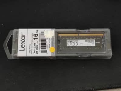 16gb 3200mhz laptop ram lexar | used