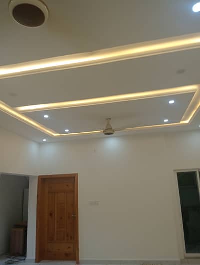 14marla 3beds DD TV lounge kitchen attached baths neat clean ground portion for rent in G 13 3 islamabad