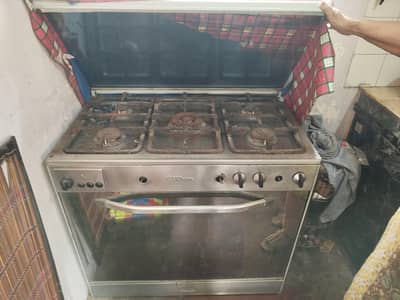 SkyFlame Gas Stove with Oven 3 in 1