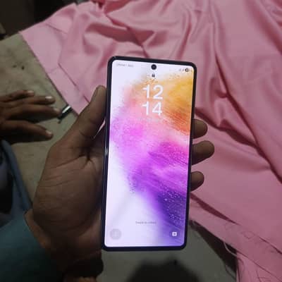 Samsung Mobile A73 5G with box
