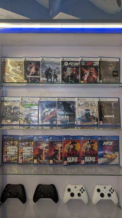 Playstation discs series s ps5 controller brand new Available 