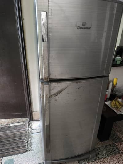 double door 10 cuft fridge