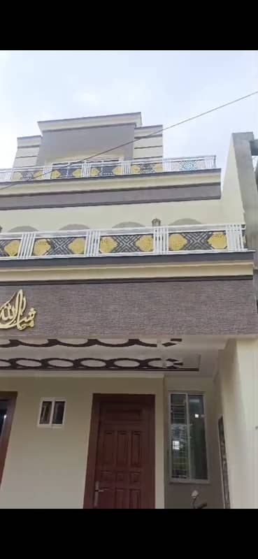 New Beautiful 3 story 9 Marla house for sale in I14 Islamabad