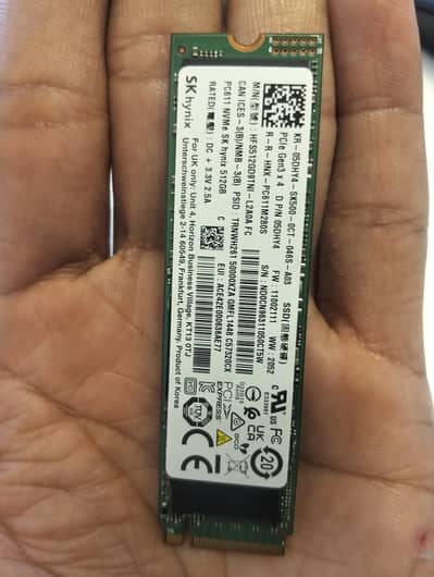 Nvme  512 gb SSD For  sale