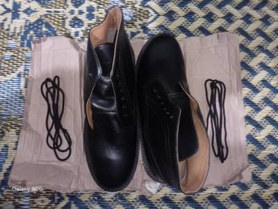 New leather shoes untouch