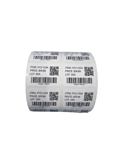 Barcode Sticker Roll 38*28 2up Direct Thermal 2000SPR
