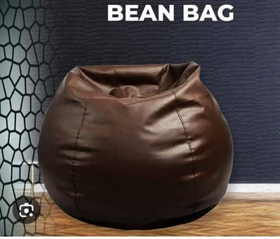 leather bean bag
