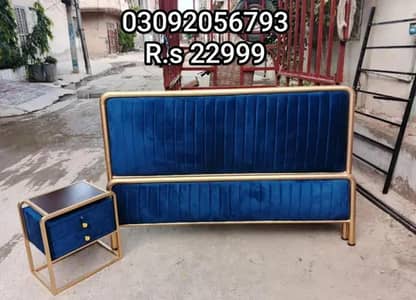 Double Bed/ Single bed/ Iron Bed/ Bed Set/ iron Furniture/03092056793