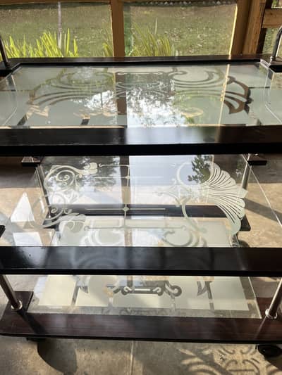 Portable glass TROLLEY [NEGOTIABLE]