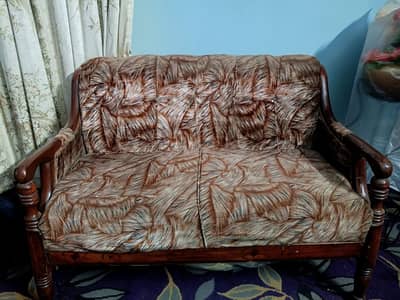 7-Seater Sheesham Wood Sofa Set