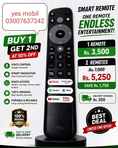 Tcl orjnal voic remot