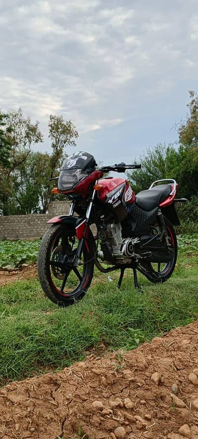 YBR YAMAHA 125 2017 model blue color