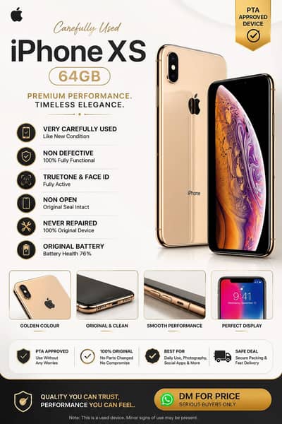 Apple iPhone XS [64GB] PTA Approved