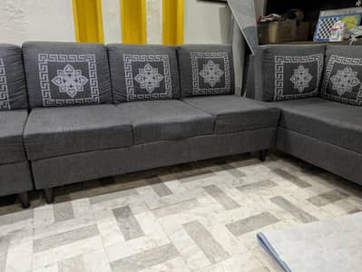 L shaped sofa
