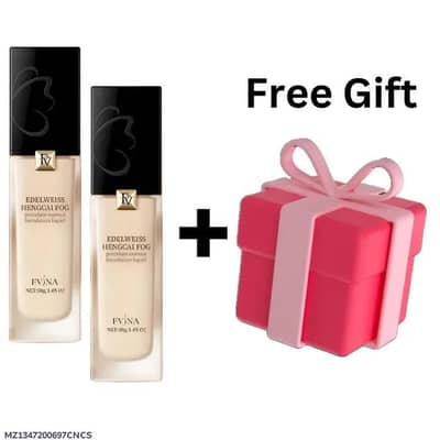 FV Edelweiss foundation 24 HR matte poreless cover  with free HD