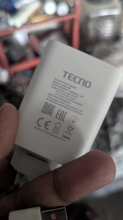 Tecno spark 40 original 33w charger
