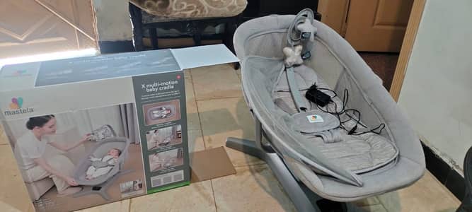 Mastela X Multi-Motion Baby Cradle (Like New with Box)