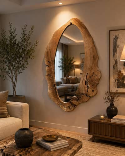 Live Edge Mirror
