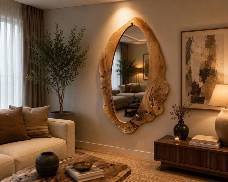Live Edge Mirror 1