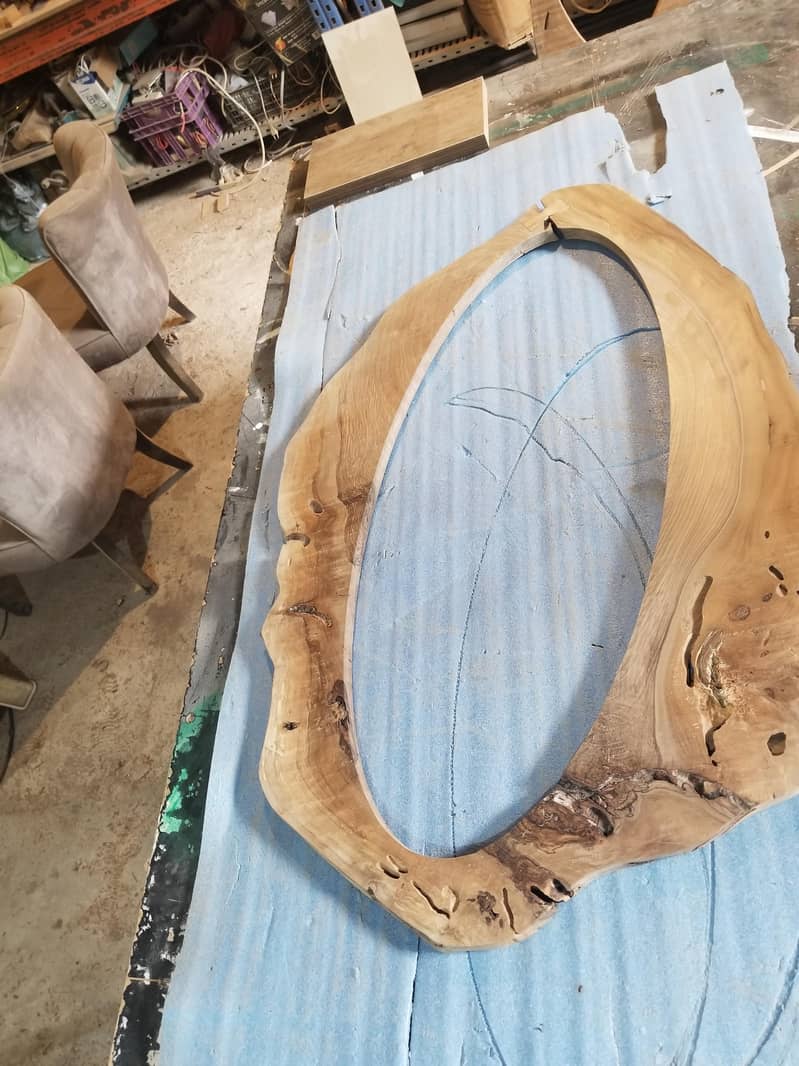 Live Edge Mirror 3