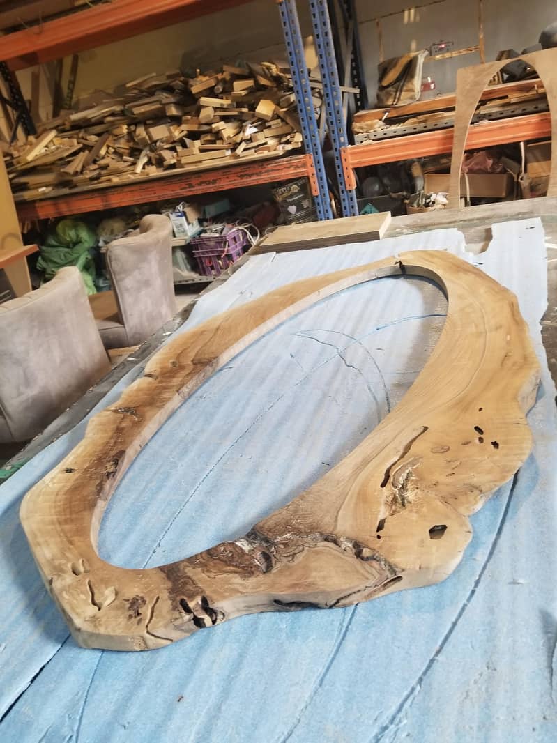 Live Edge Mirror 4