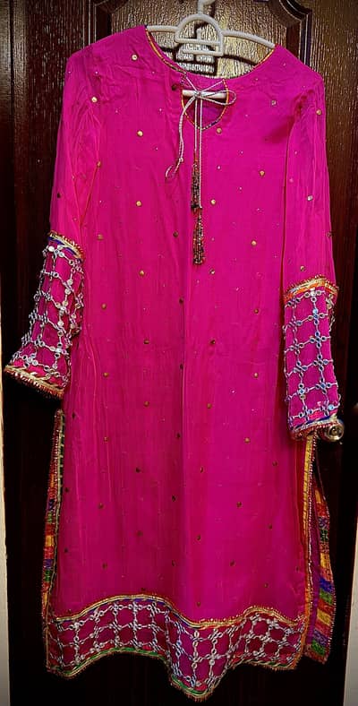 3 piece chiffon pre loved party wear dress