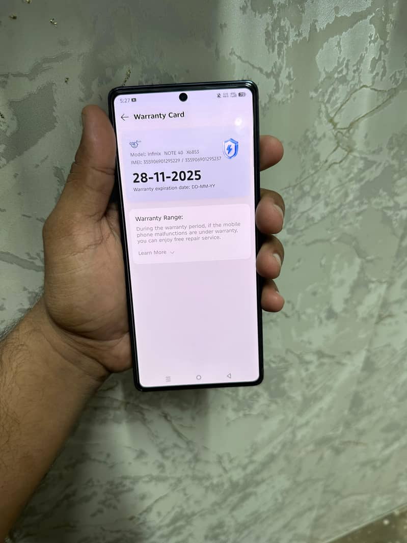 Infinix Note 40 5