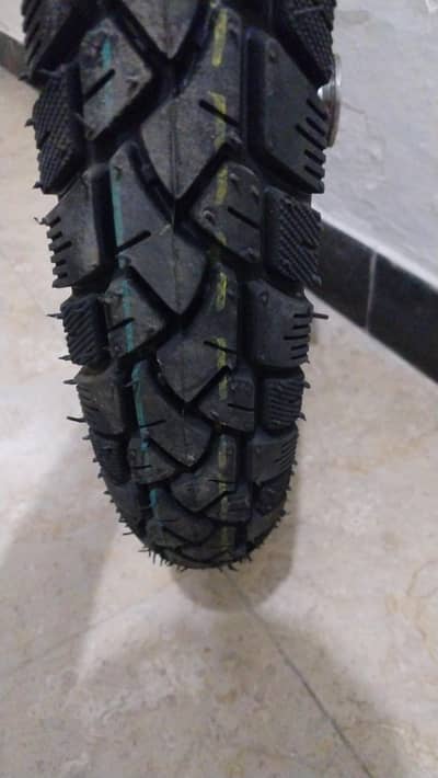 New tyre with rim