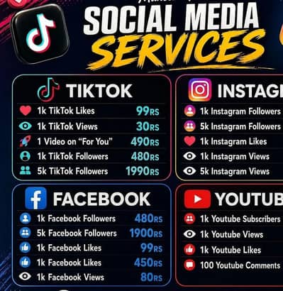 all social media service available app in cheap price