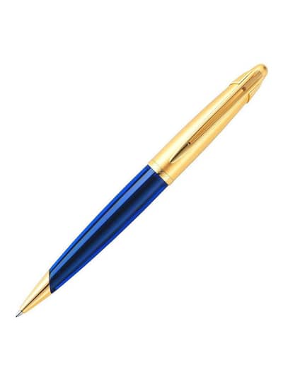 Waterman edson blue sapphire gold plated ball pen