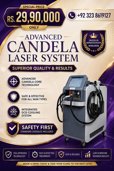 Candela Advanced Laser System | Professional Hair Removal & Skin Care