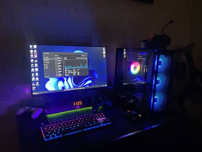 Gaming PC Setup i5 4th Gen + RX 580 8GB | 16GB RAM | 144Hz