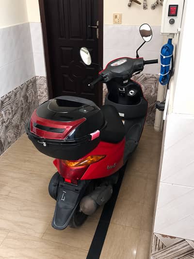 Red & Black Automatic Scooter - 150K - Excellent Condition | Lahore