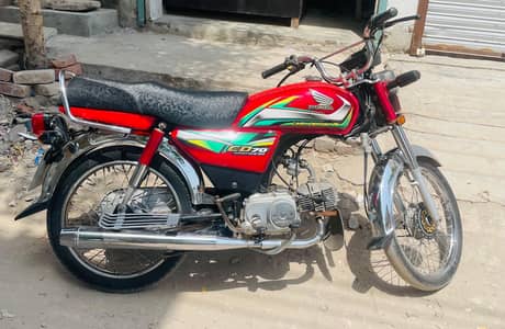 22 Model Honda CD 70 for sale blkl new condition total