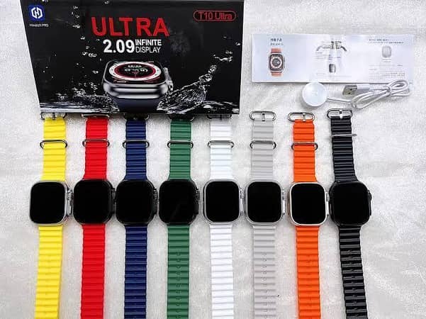 Original T 10 Ultra 2 APPLE Look SUPER AMOLED DISPLAY Smart watch SPECIAL GIFT PACK OFFER T 10  ULTRA 2 SMART WATCH