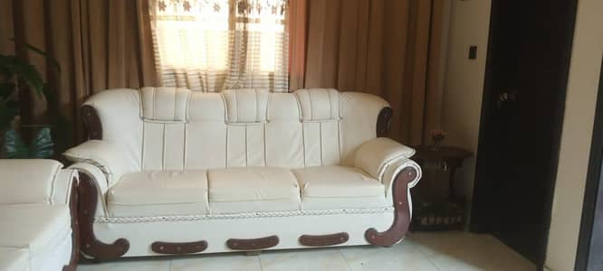 off white leather sofa set