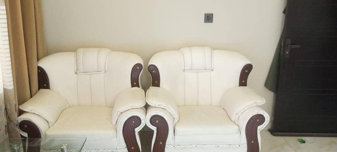 off white leather sofa set 2