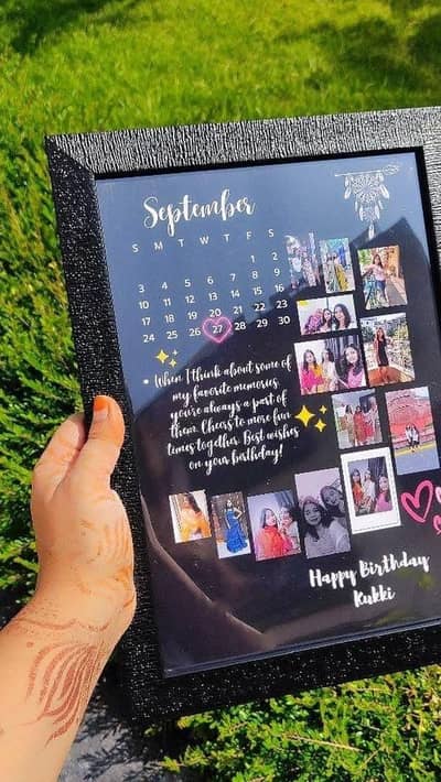 Customized Birthday Photo Frame