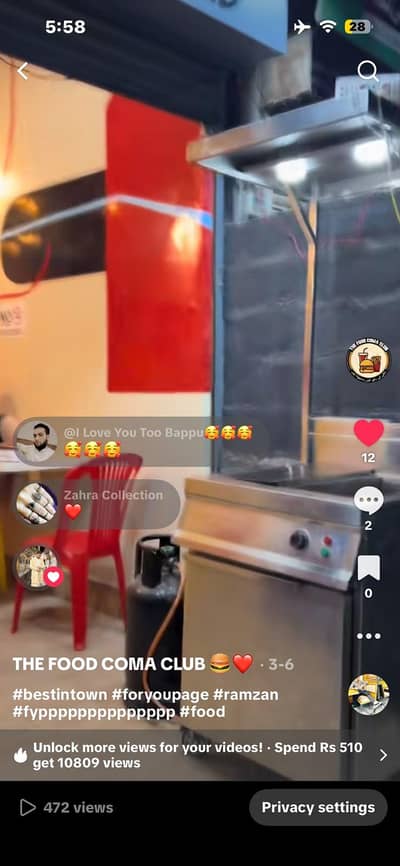 1 fryer single 1 pizza fries machine