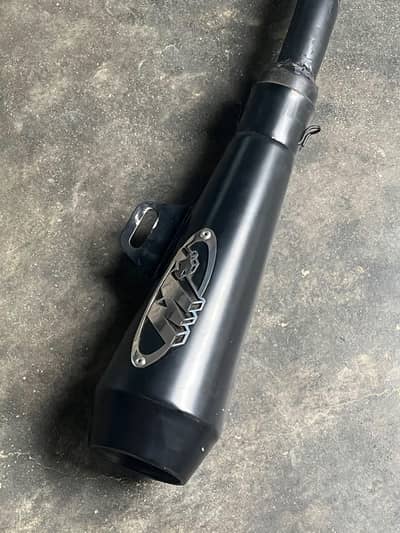 M4 exhaust with band pipe for ybr