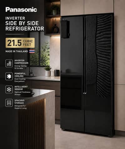 panasonis Inverter Side By Side Refrigerator