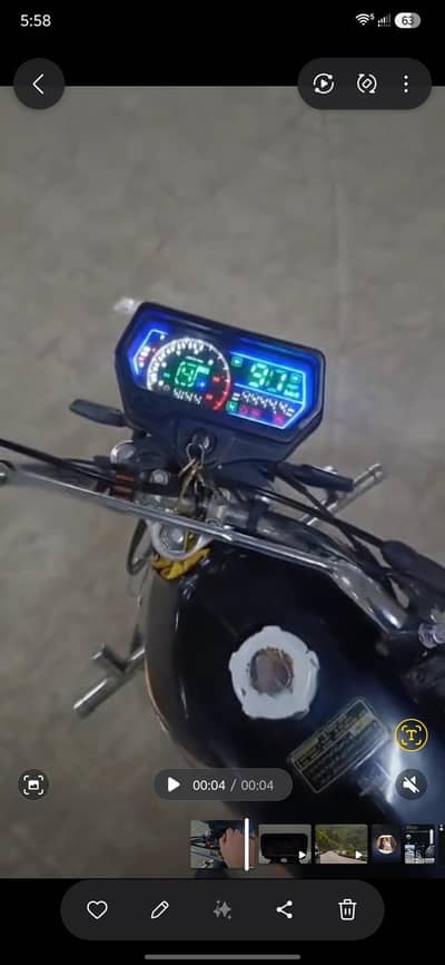 Digital meter for cg125 or any other with same fitting