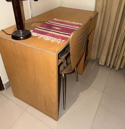 Study Table with drawer and chair