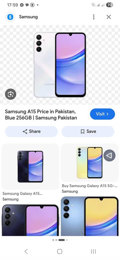 Samsung Mobile A15 5G