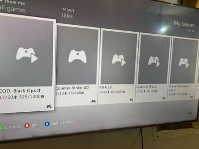 XBOX 360 JAILBREAK 17 games installed fat