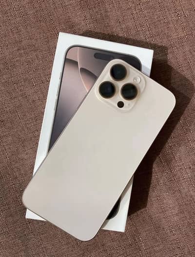 iPhone 16 Pro Max 256GB Desert Titanium  10/10 condition