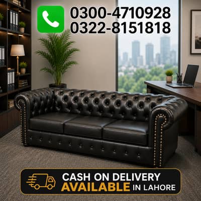 Three seater sofa | Chesterfield sofa | Sofa for sale | Sofa available